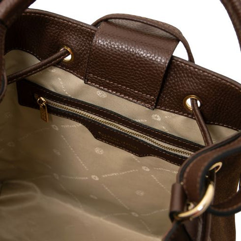 Minerva - Leather bucket bag